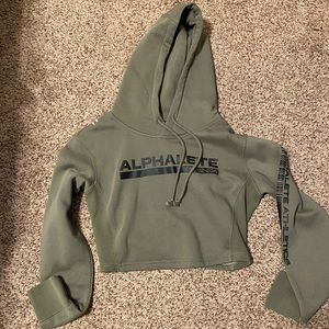 Cropped Alphalete Hoodie